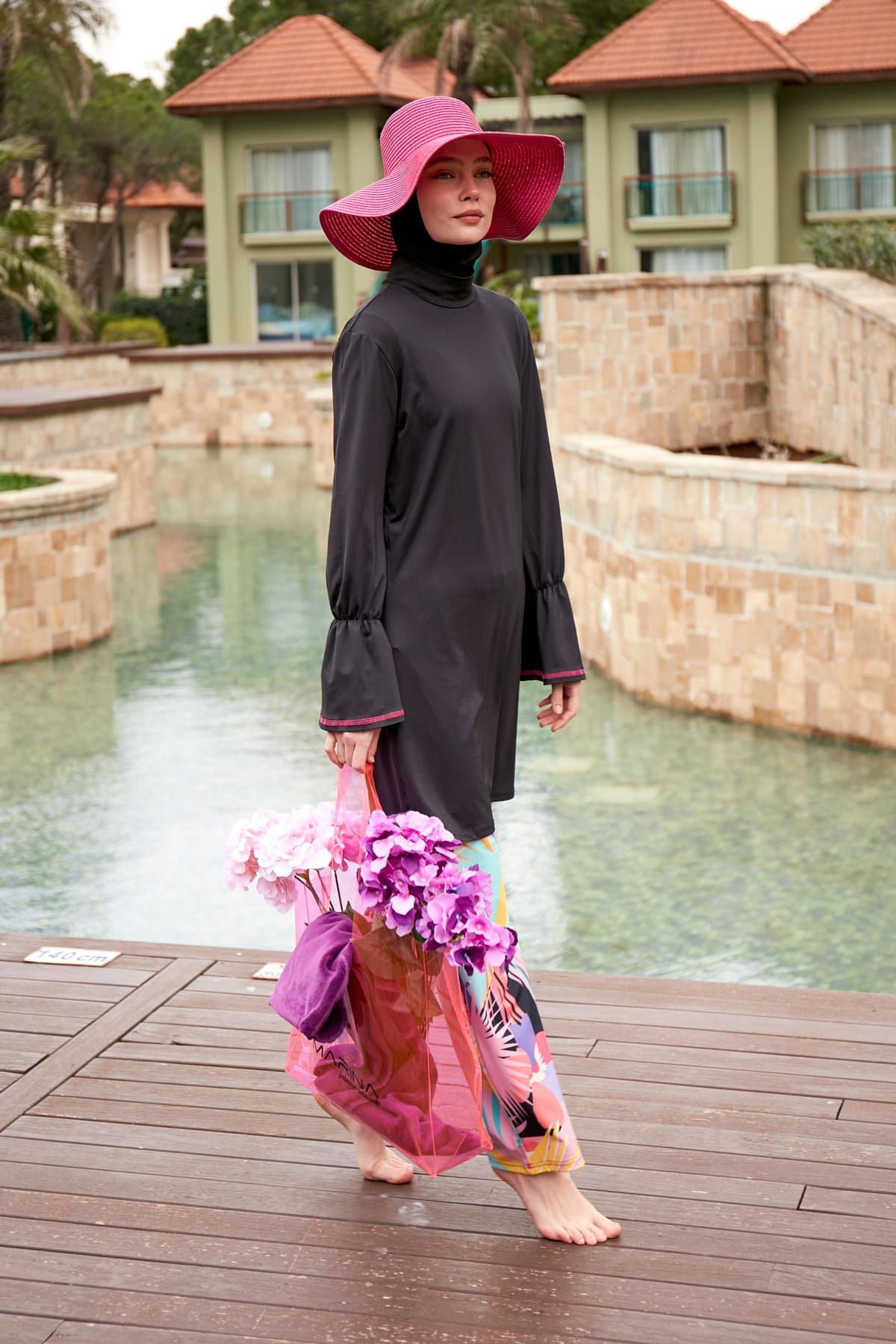 Pink Beach Bag C2402