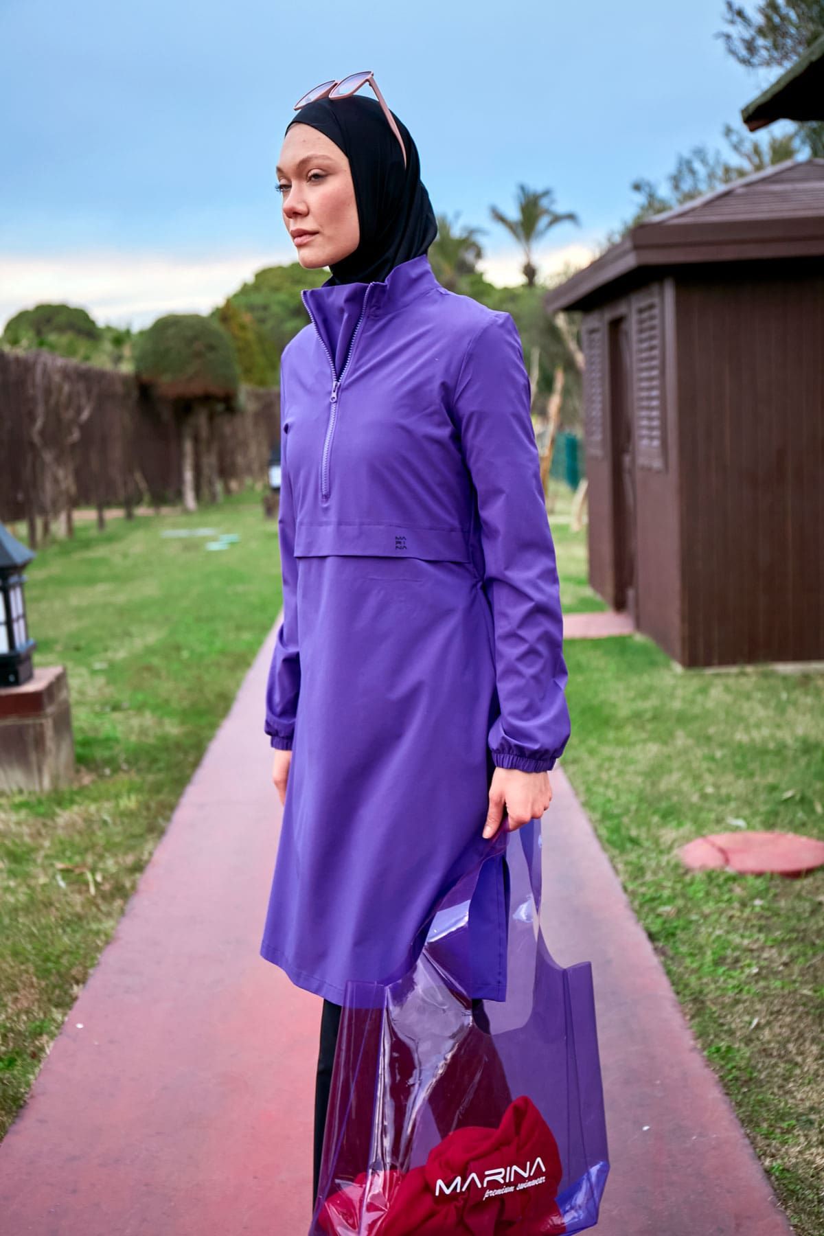 Purple Beach Bag C2403