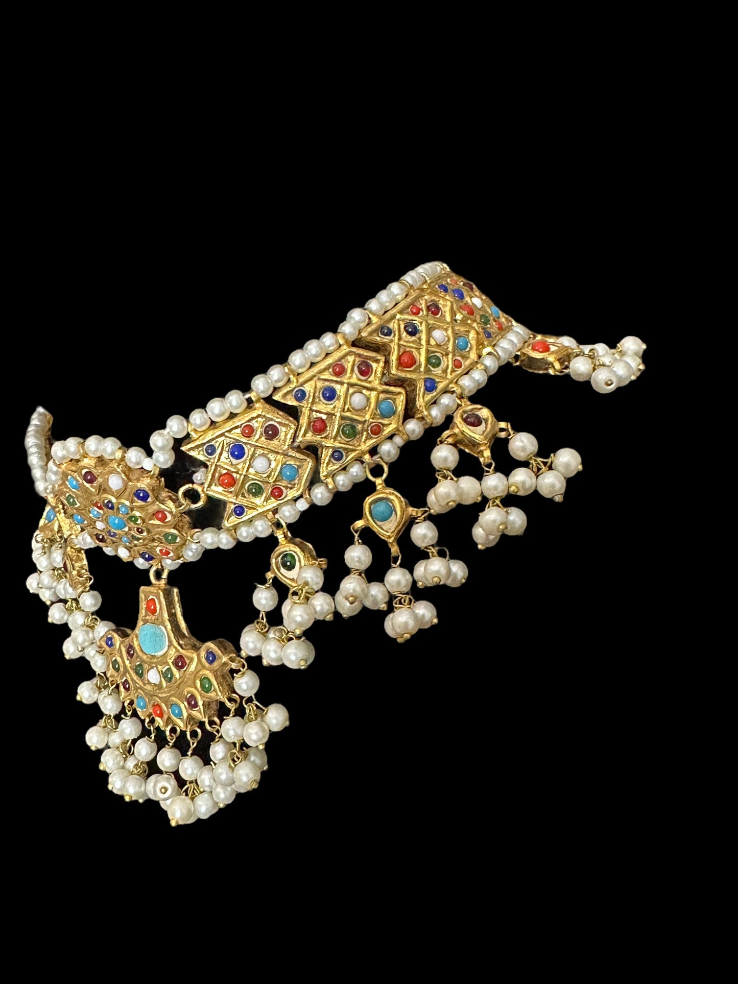 C314 Aniya navratan choker set ( READY TO SHIP )