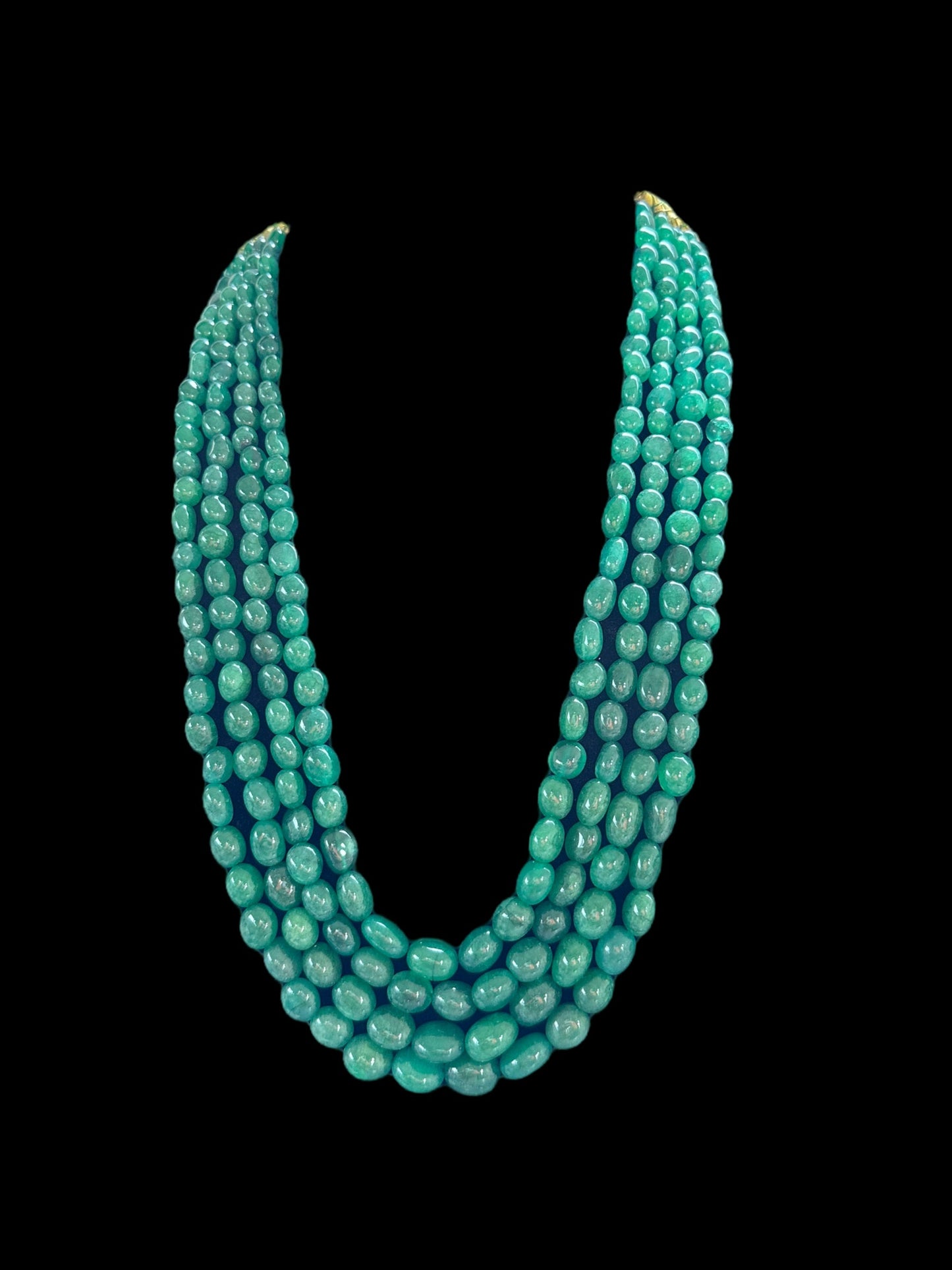DNS48 Emerald beads mala ( SHIPS IN 4 WEEKS )