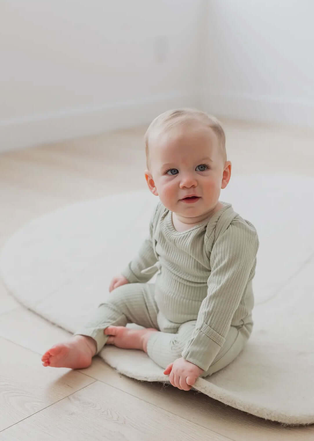 Cutesy Organic Ribbed Suspenders