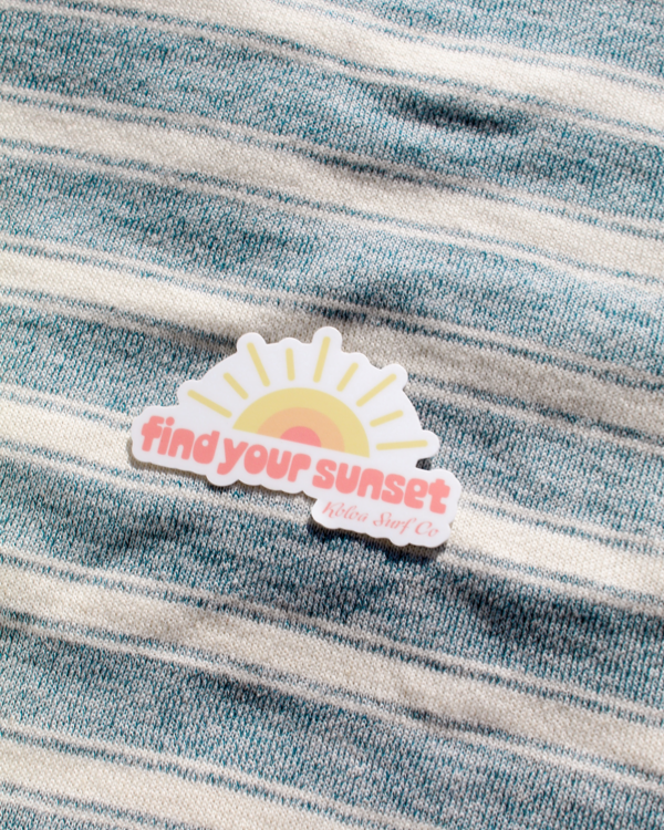 Koloa Find Your Sunset Sticker