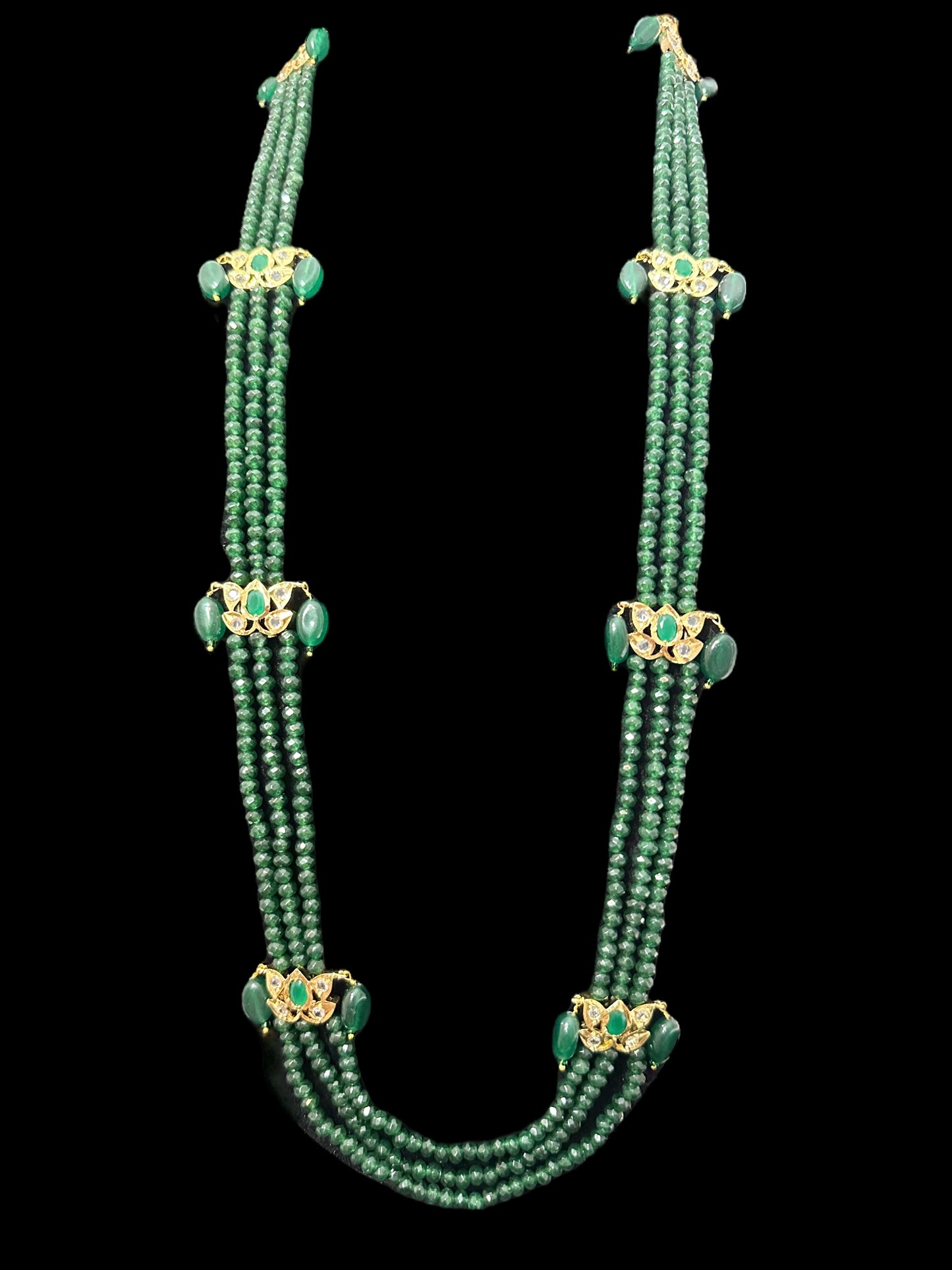 LN49 Raina green beads necklace ( READY TO SHIP )