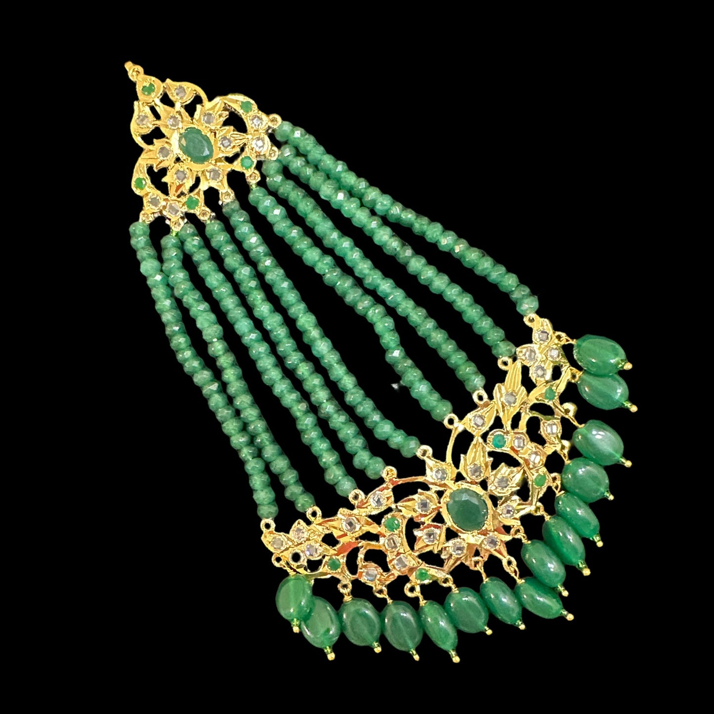 DJHR105 Inara jhoomar (green ) ( READY TO SHIP )