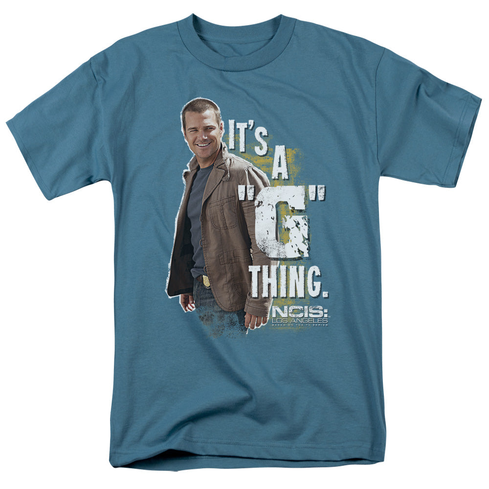 Ncis La G Thing Mens T Shirt Slate Officially Licensed