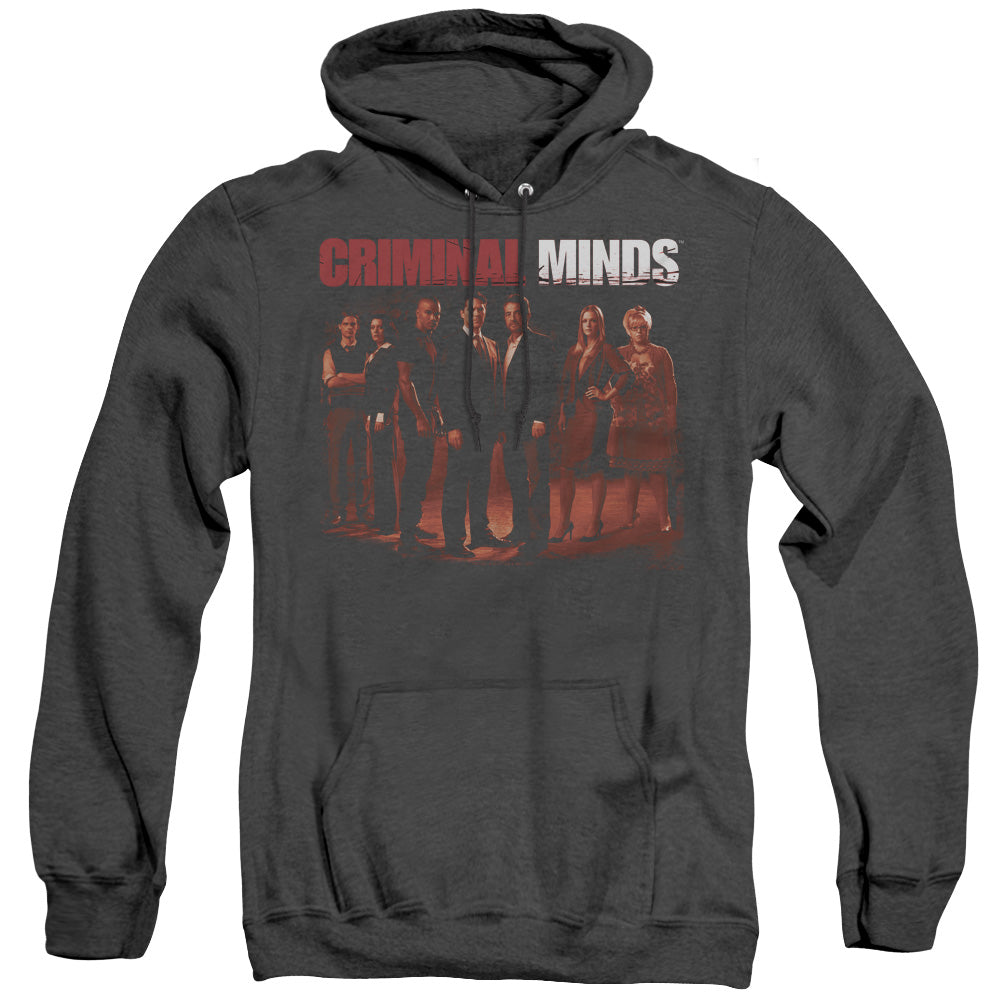 Criminal Minds The Crew Heather Mens Hoodie Black Officially Licensed