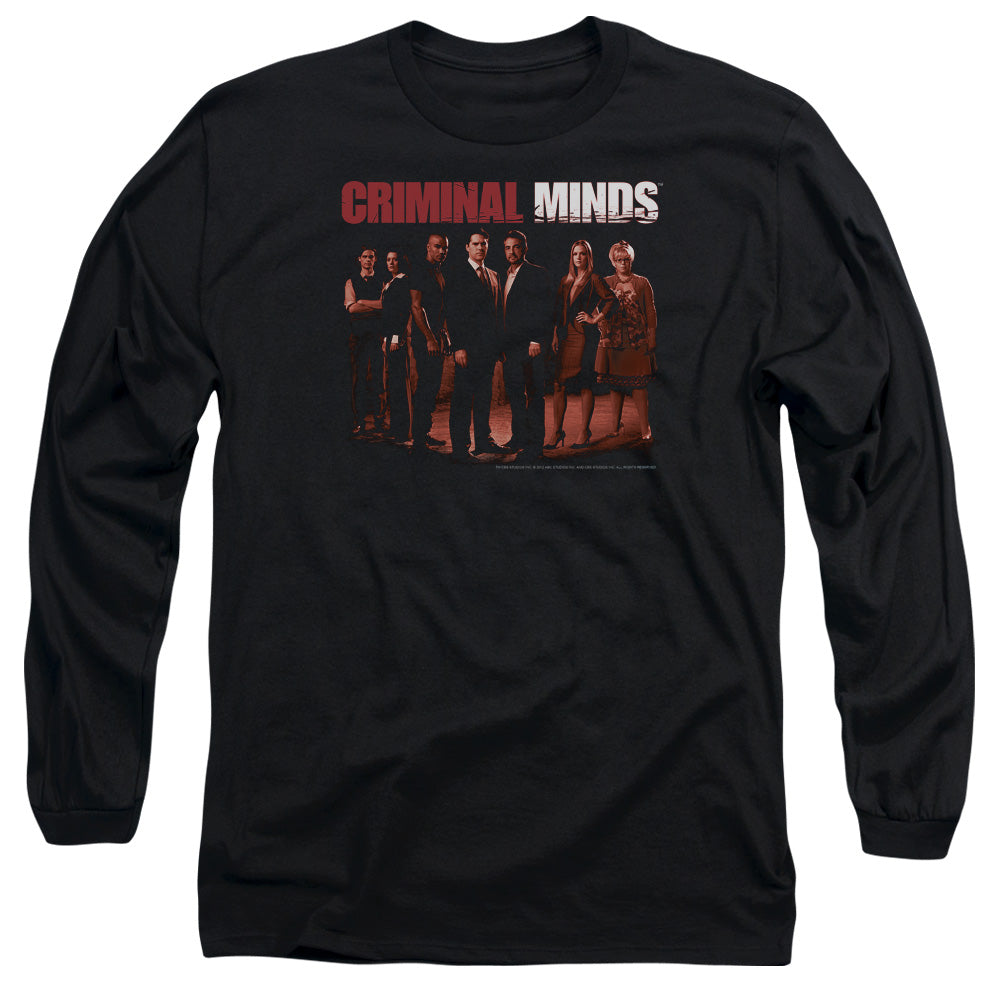 Criminal Minds The Crew Mens Long Sleeve Shirt Black Officially Licensed Officially Licensed