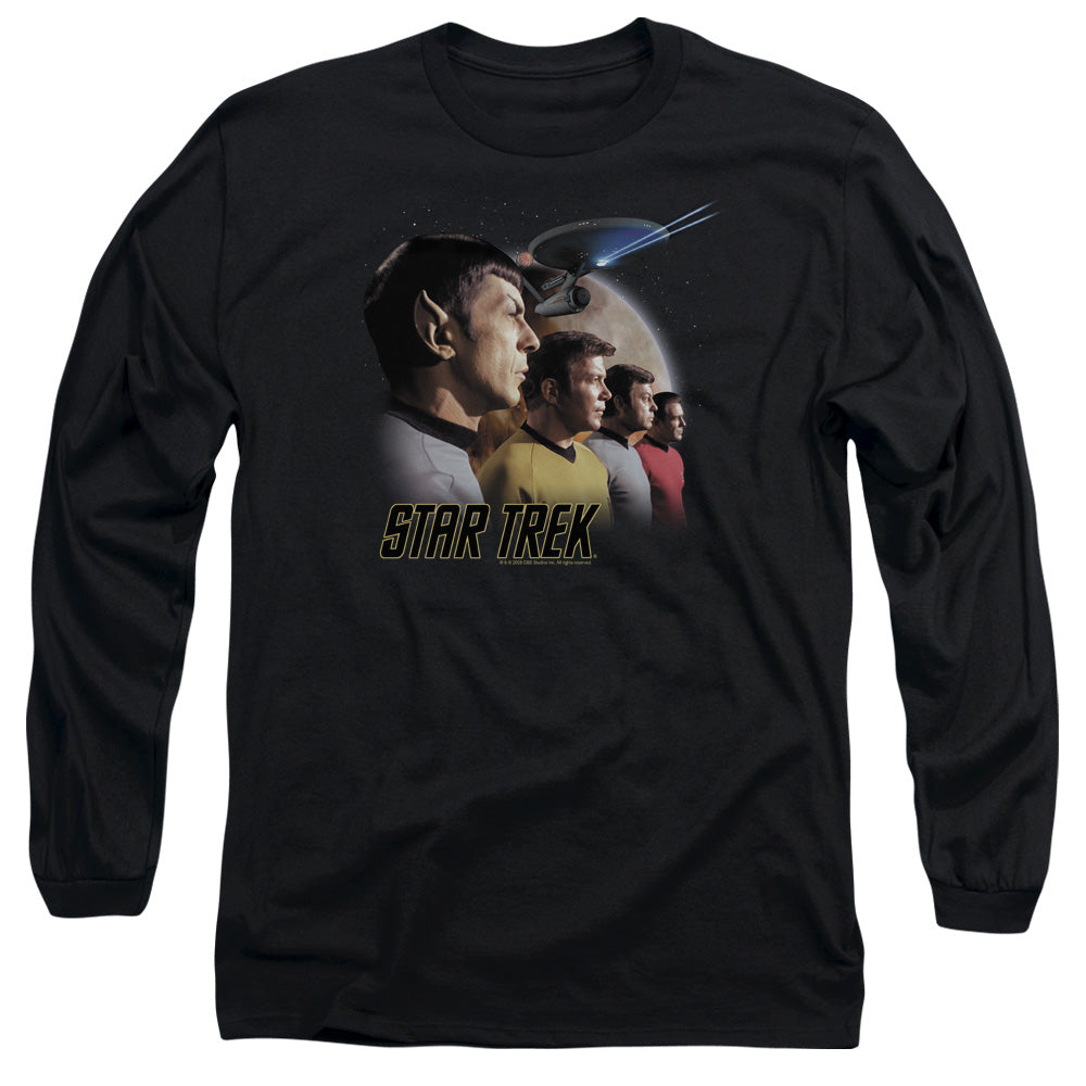St Original Forward To Adventure Mens Long Sleeve Shirt Black Officially Licensed Officially Licensed