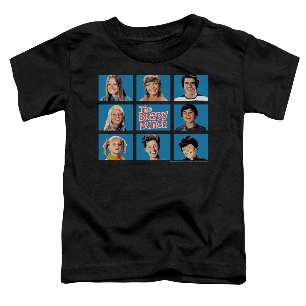 Brady Bunch Framed Toddler Kids Youth T Shirt Black Officially Licensed