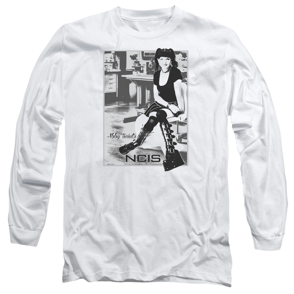Ncis Relax Mens Long Sleeve Shirt White Officially Licensed