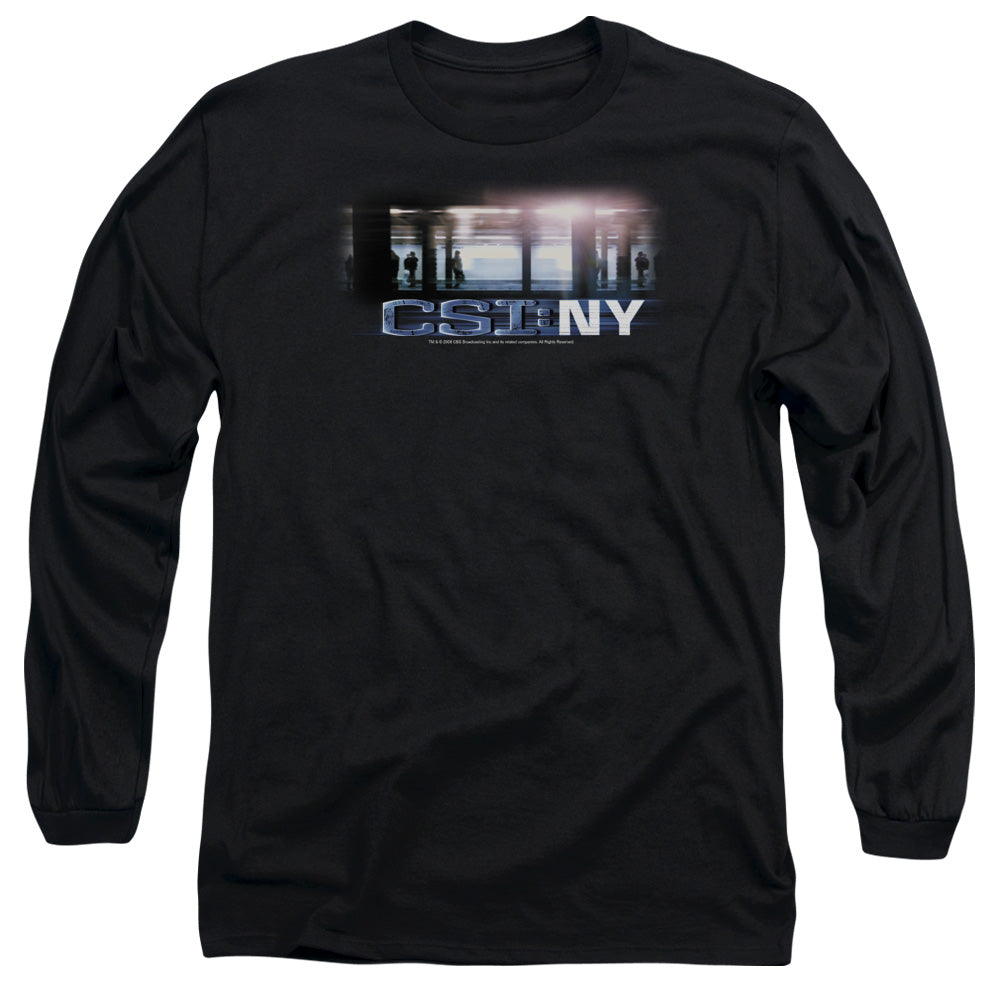 Csi New York Subway Mens Long Sleeve Shirt Black Officially Licensed Officially Licensed