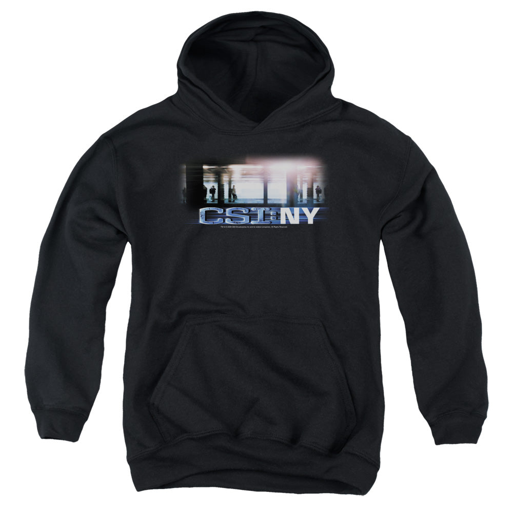Csi New York Subway Kids Youth Hoodie Black Officially Licensed