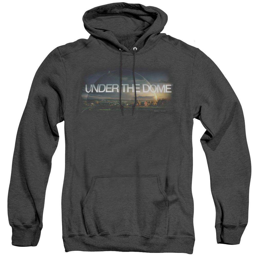 Under The Dome Dome Key Art Mens Heather Hoodie Black Officially Licensed