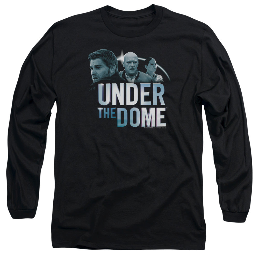 Under The Dome Character Art Mens Long Sleeve Shirt Black Officially Licensed