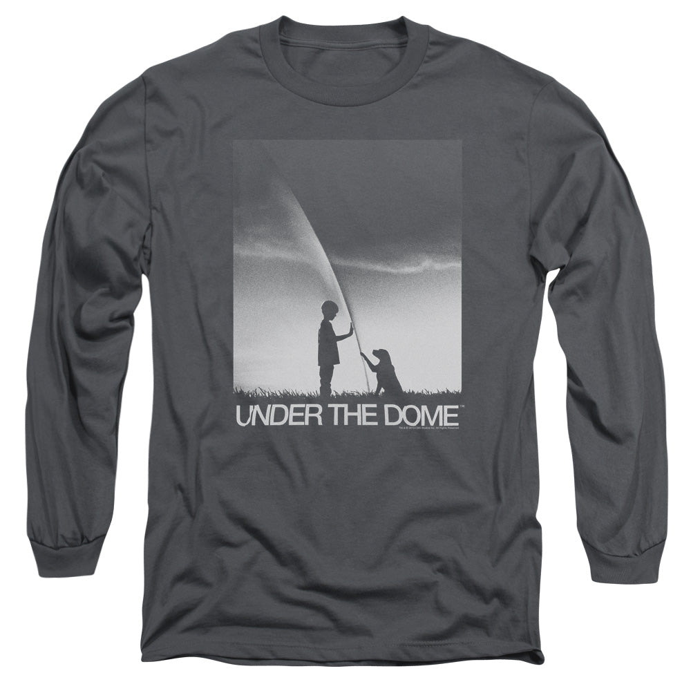 Under The Dome Im Speilburg Mens Long Sleeve Shirt Charcoal Officially Licensed