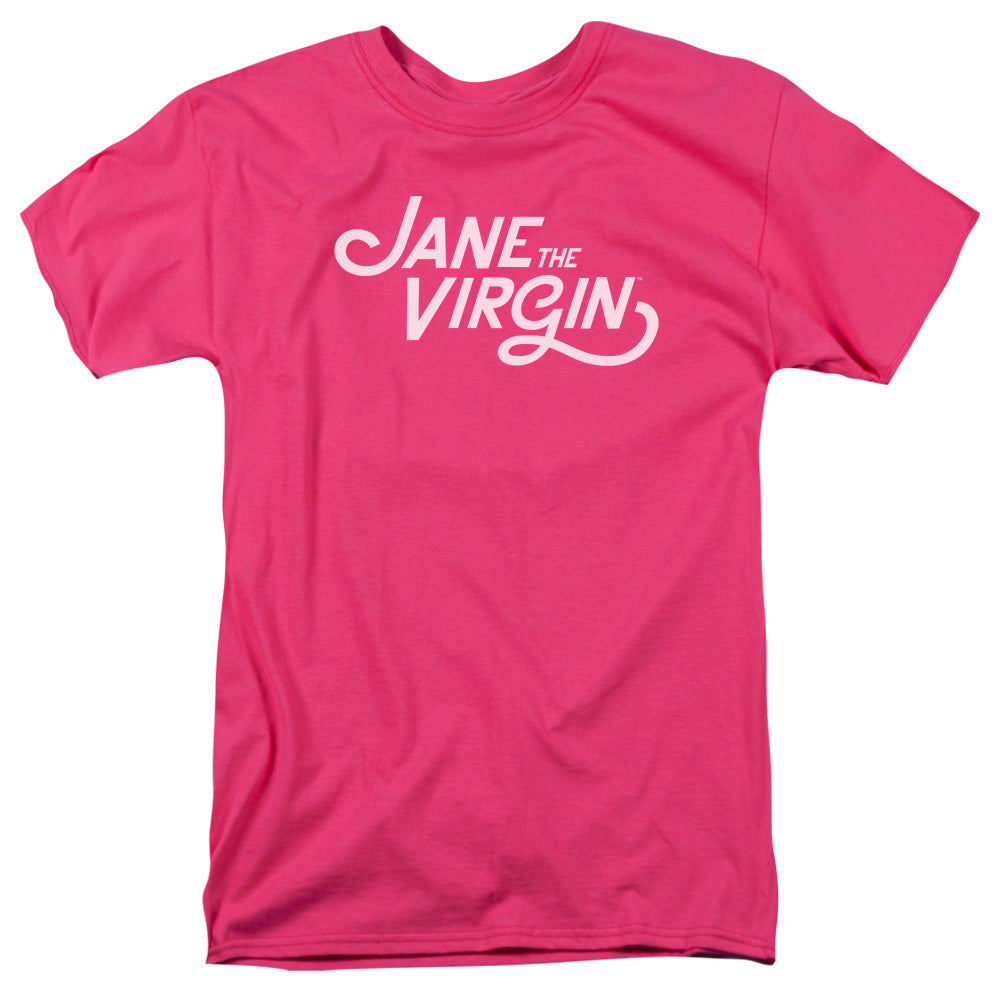 Jane The Virgin Logo Mens T Shirt Hot Pink Officially Licensed