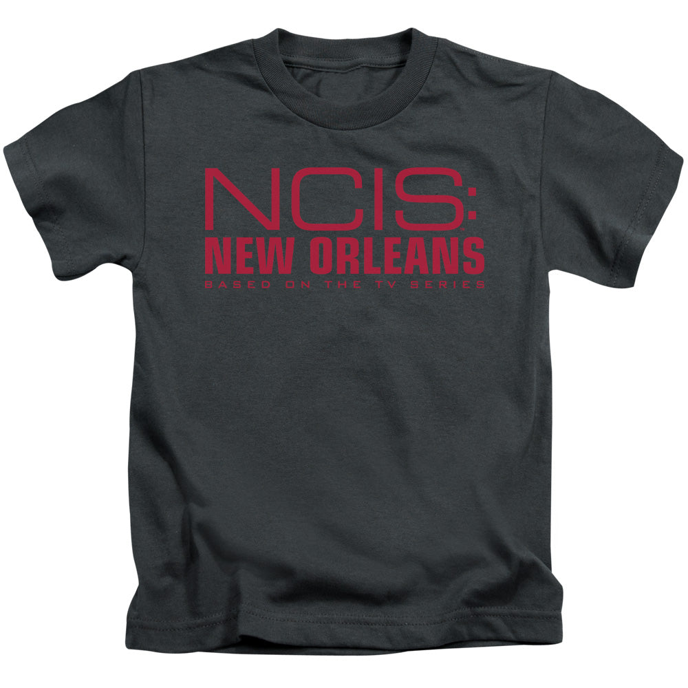 Ncis:new Orleans Logo Juvenile Kids Youth T Shirt Charcoal Officially Licensed
