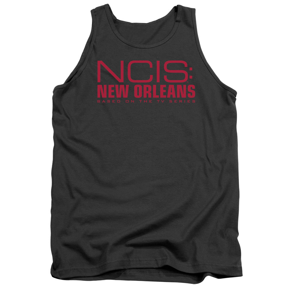 Ncis:New Orleans Logo Mens Tank Top Shirt Charcoal Officially Licensed