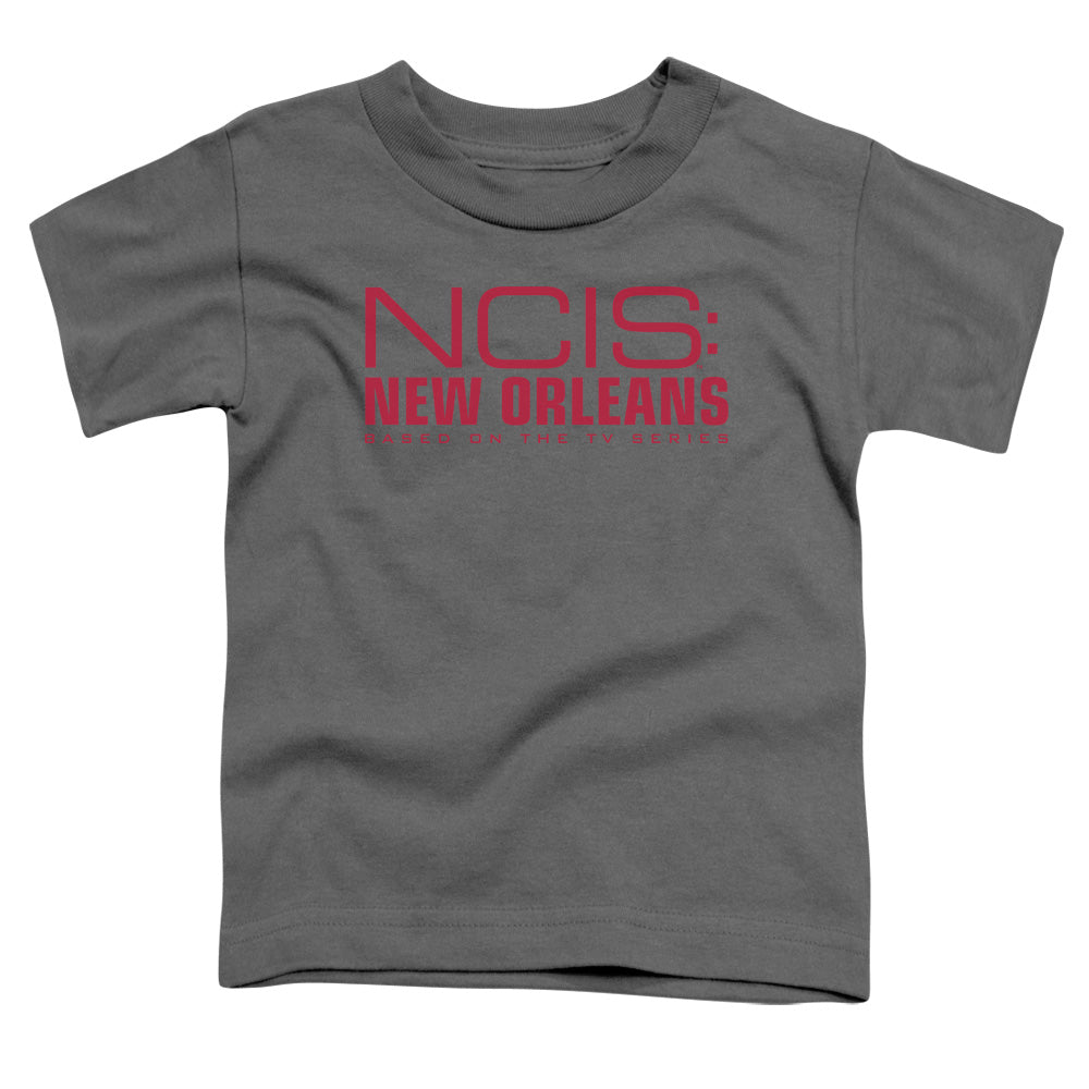 Ncis:new Orleans Logo Toddler Kids Youth T Shirt Charcoal Officially Licensed