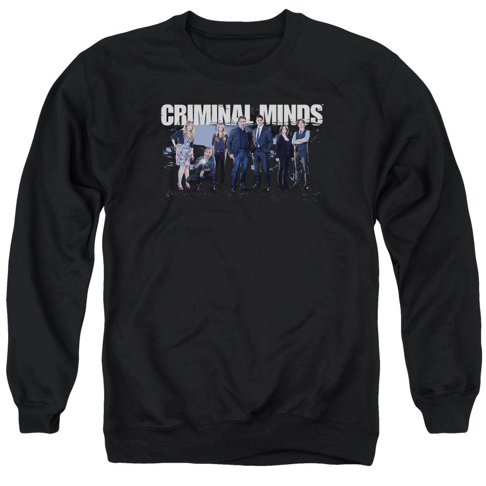 Criminal Minds Season 10 Cast Mens Crewneck Sweatshirt Black Officially Licensed
