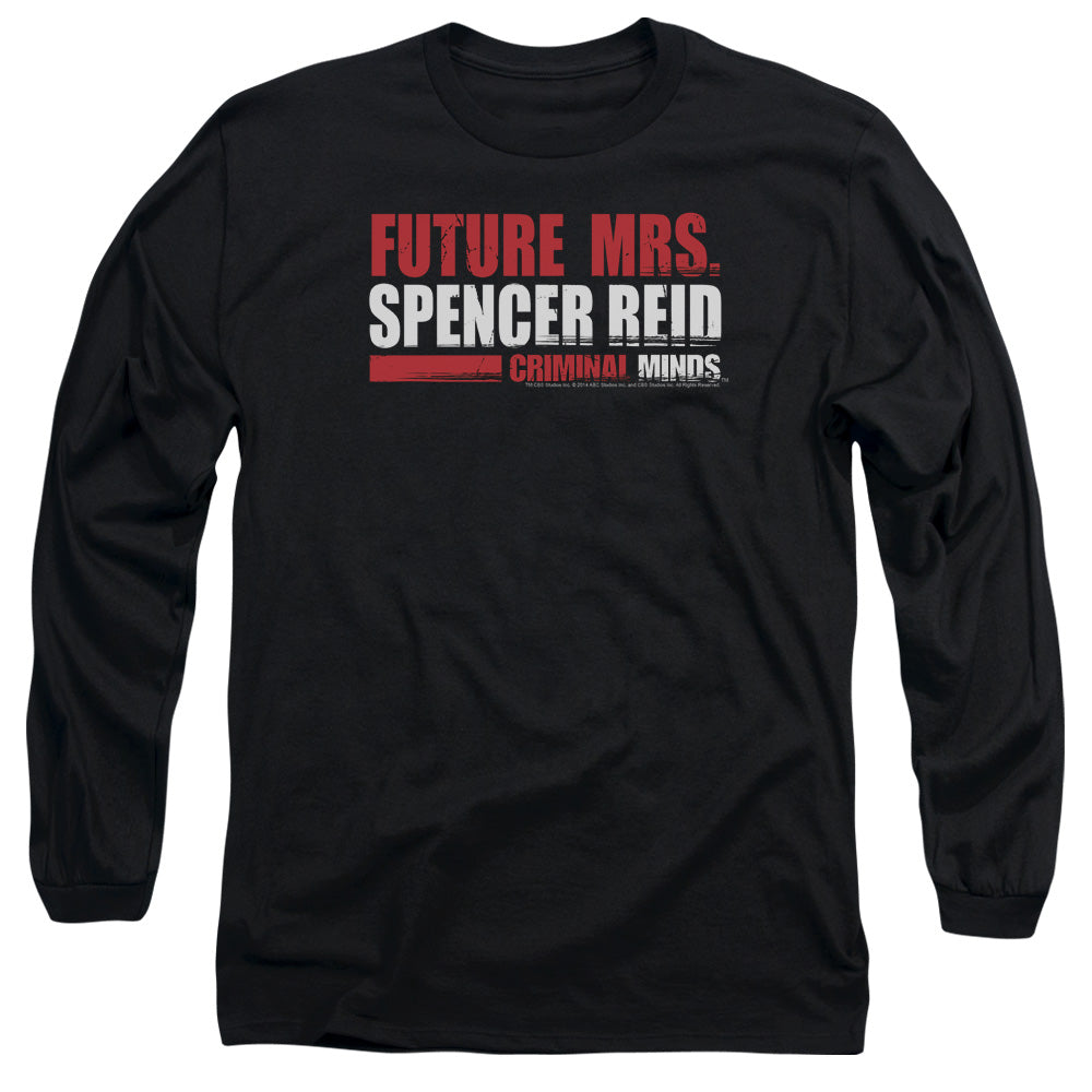 Criminal Minds Future Bride Mens Long Sleeve Shirt Black Officially Licensed Officially Licensed