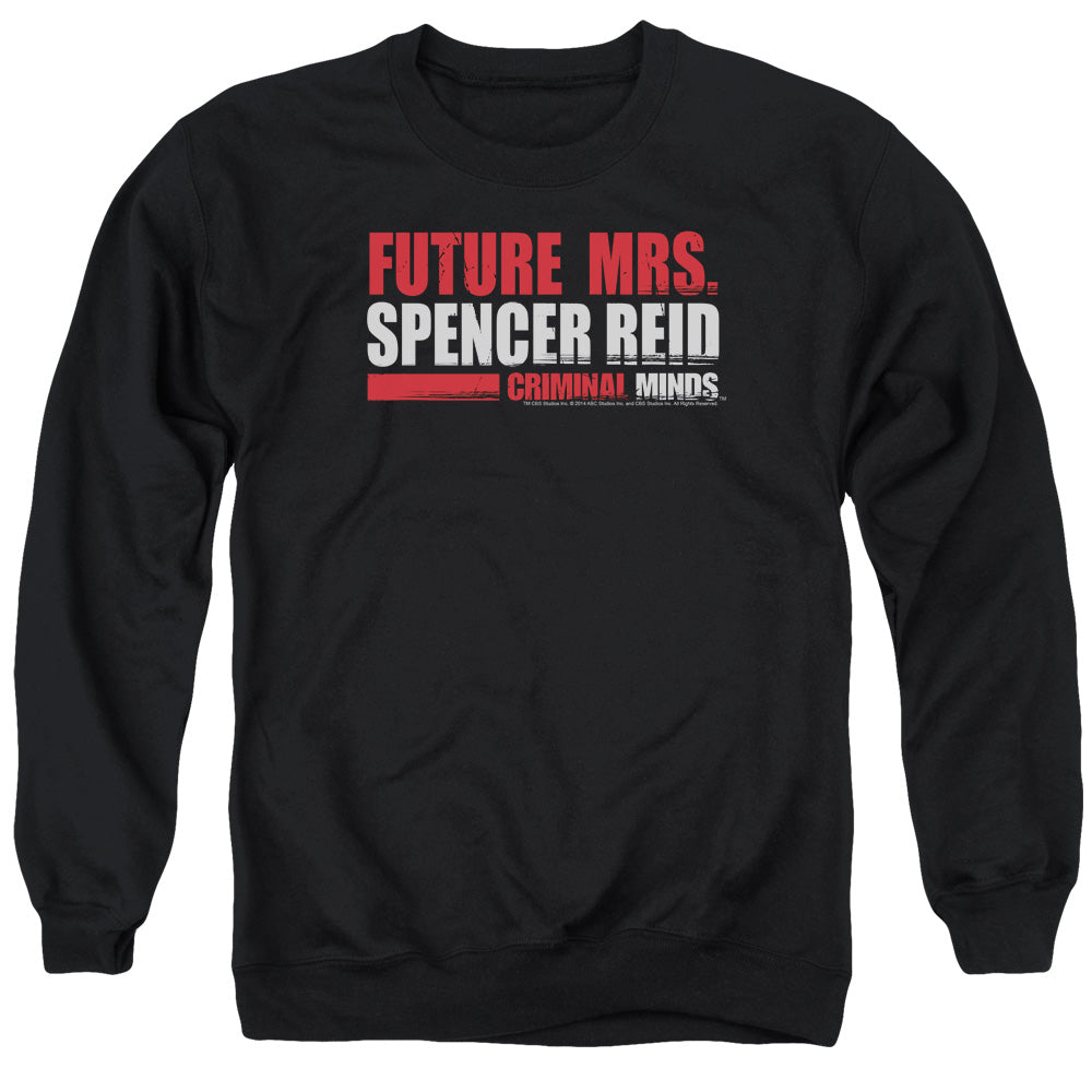 Criminal Minds Future Bride Mens Crewneck Sweatshirt Black Officially Licensed