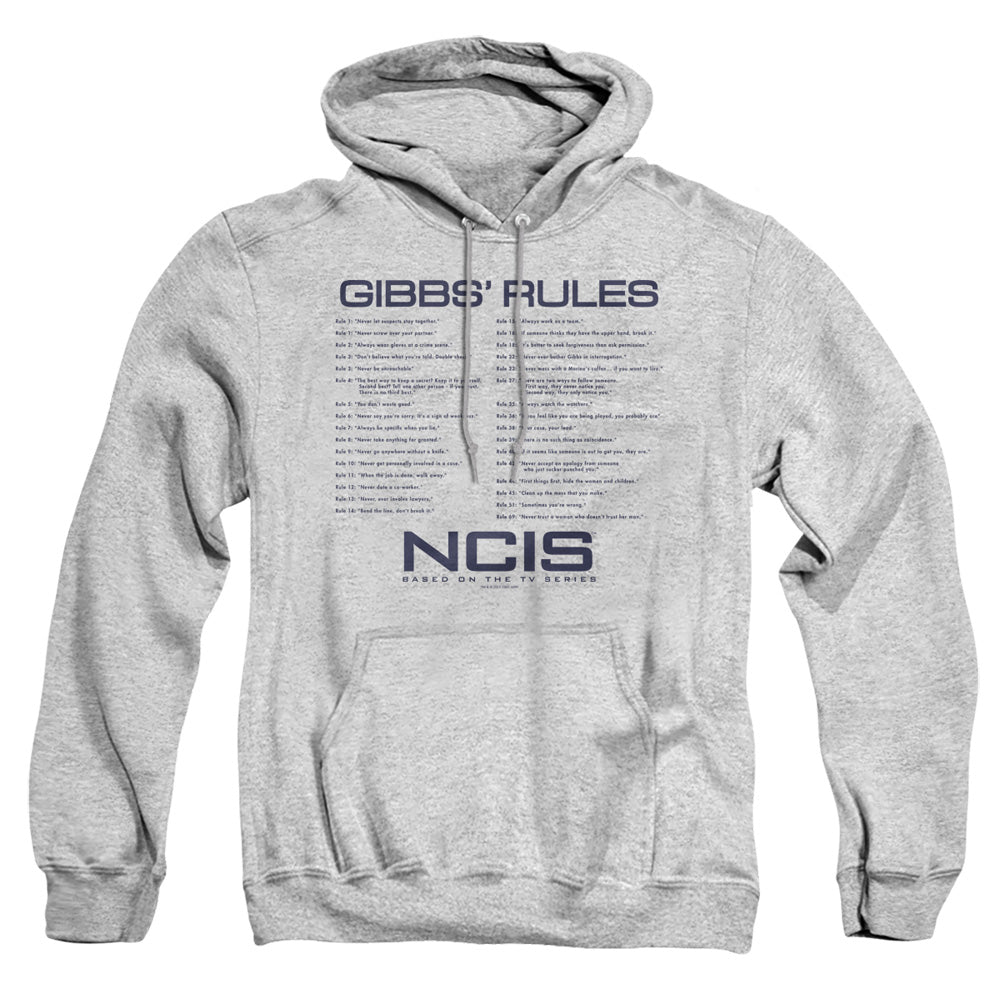 Ncis Gibbs Rules Mens Hoodie Athletic Heather Officially Licensed