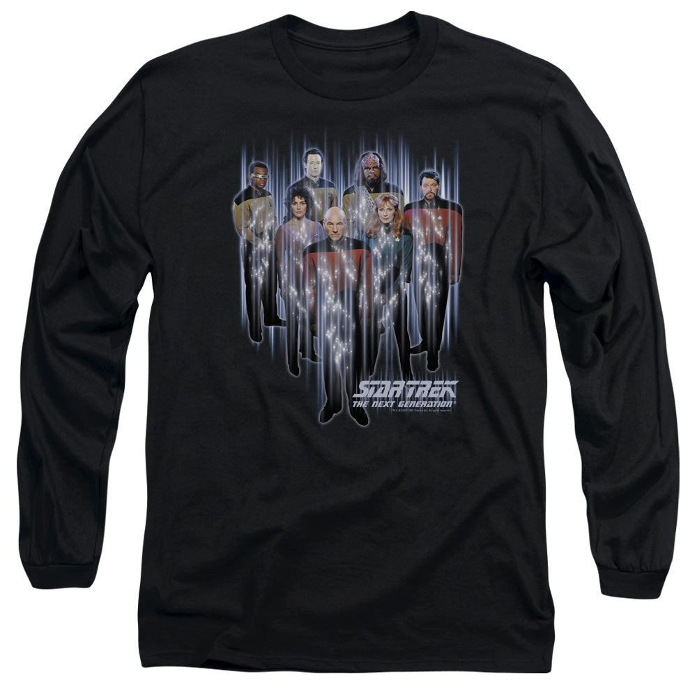 Star Trek Beam Us Up Mens Long Sleeve Shirt Black Officially Licensed Officially Licensed