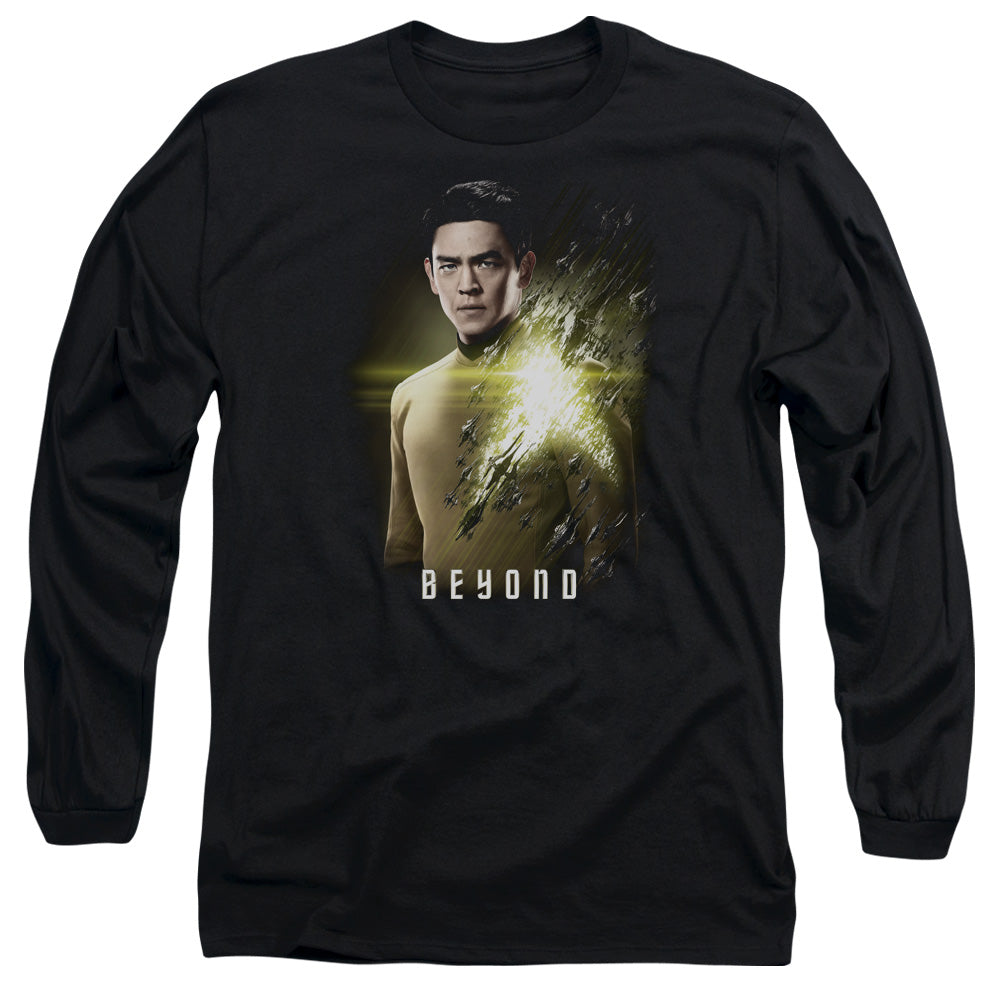 Star Trek Beyond Sulu Poster Mens Long Sleeve Shirt Black Officially Licensed Officially Licensed
