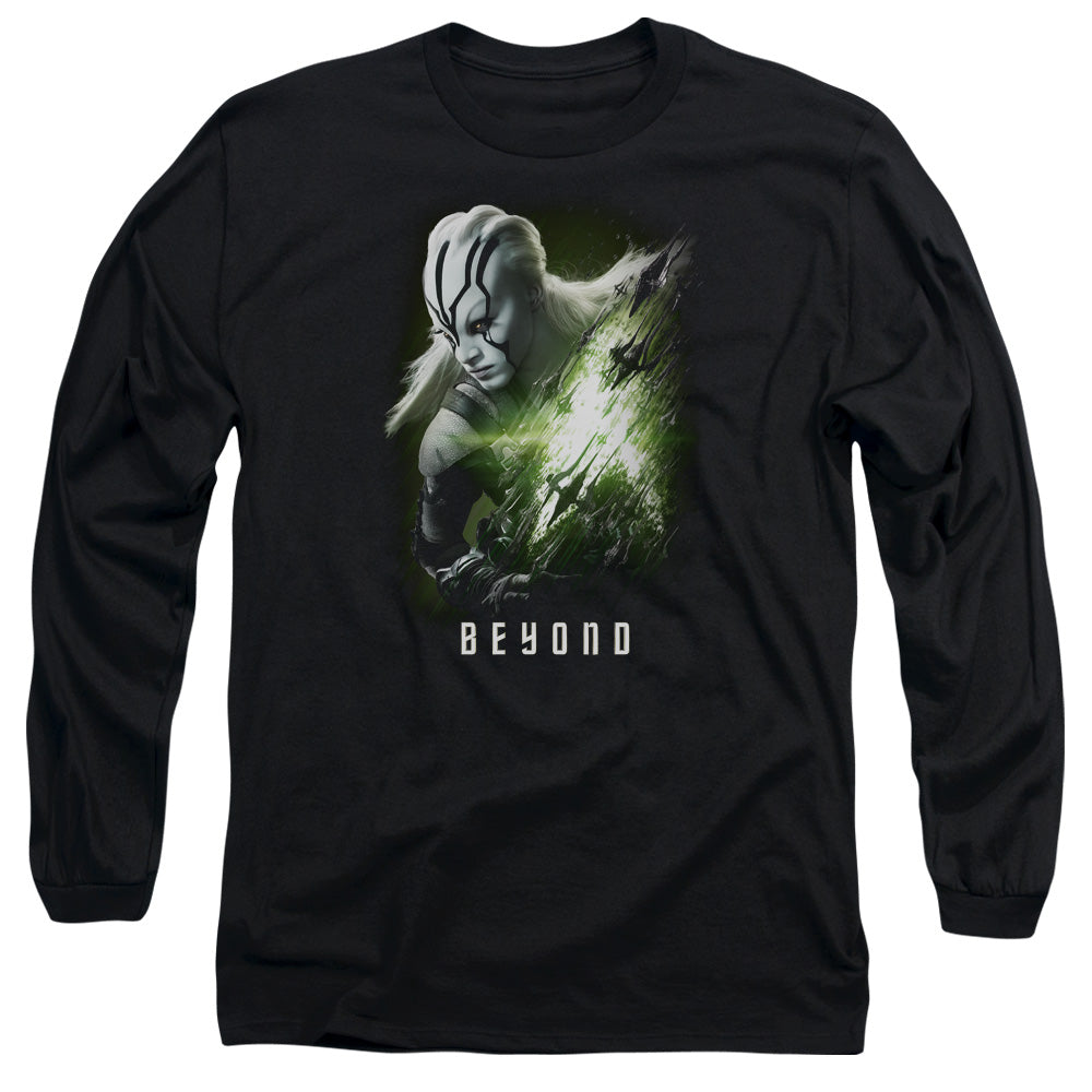 Star Trek Beyond Jaylah Poster Mens Long Sleeve Shirt Black Officially Licensed Officially Licensed