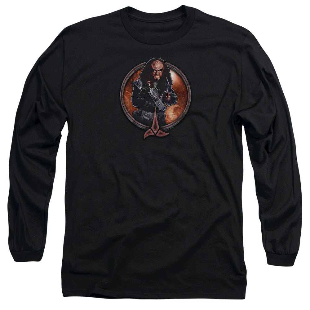 Star Trek Gowron Mens Long Sleeve Shirt Black Officially Licensed Officially Licensed