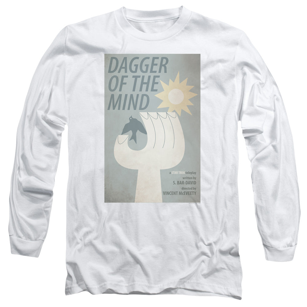 Star Trek Tos Episode 9 Mens Long Sleeve Shirt White Officially Licensed