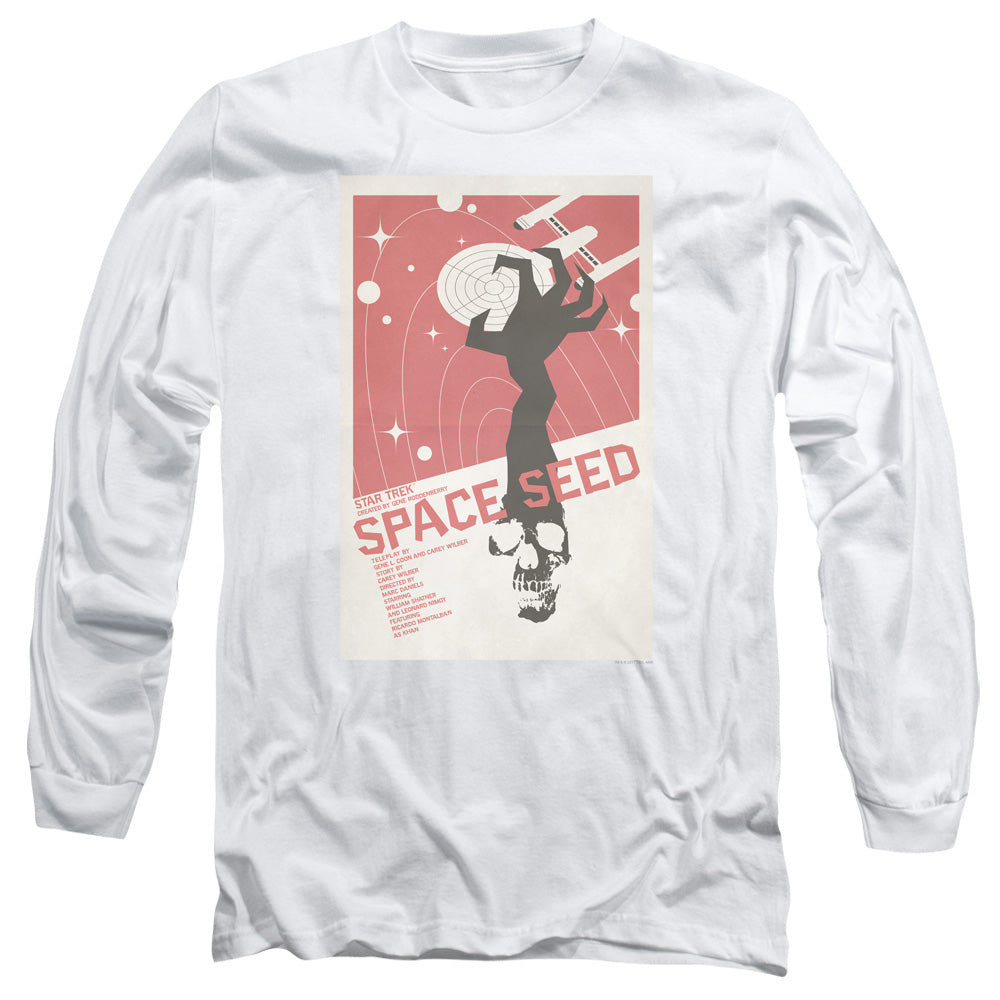 Star Trek Tos Episode 22 Mens Long Sleeve Shirt White Officially Licensed Officially Licensed