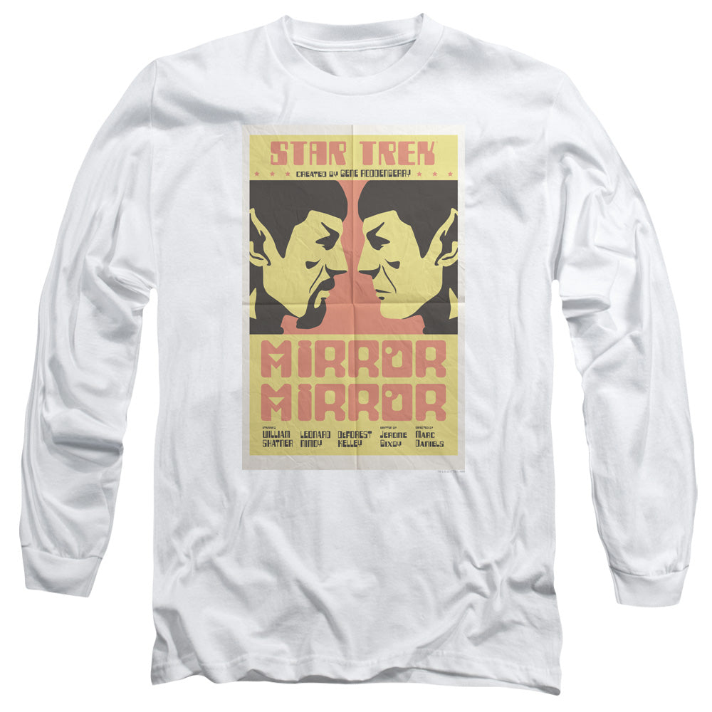 Star Trek Tos Episode 33 Mens Long Sleeve Shirt White Officially Licensed Officially Licensed