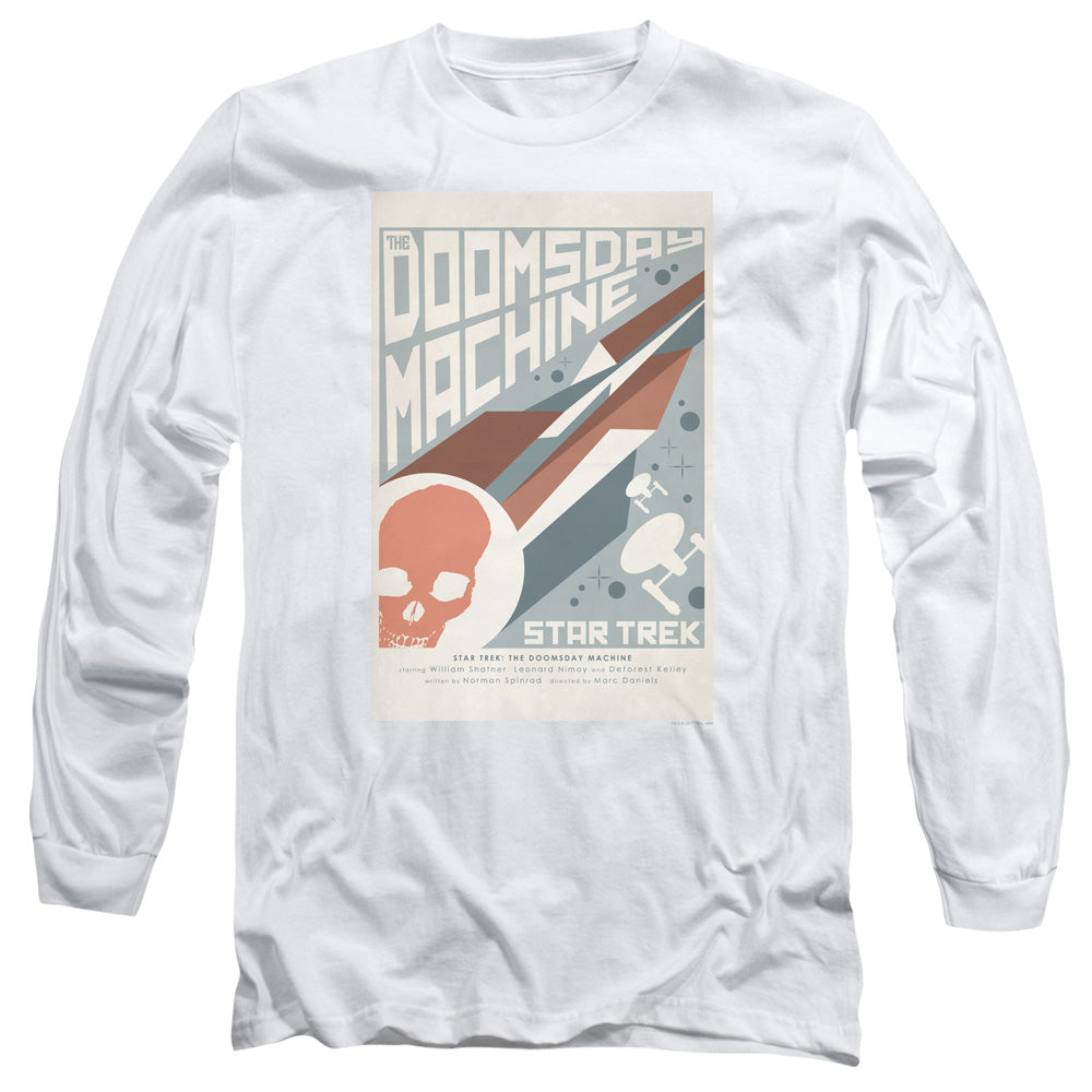 Star Trek Tos Episode 35 Mens Long Sleeve Shirt White Officially Licensed Officially Licensed