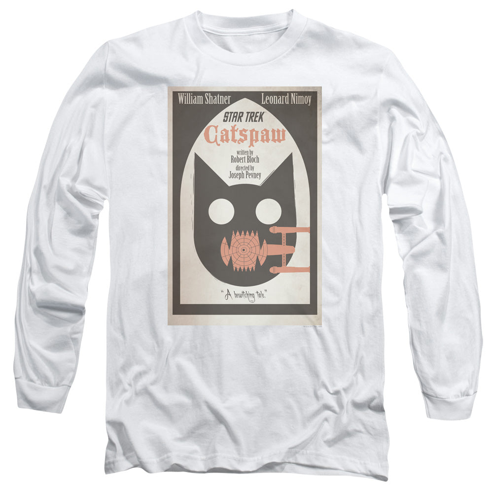 Star Trek Tos Episode 36 Mens Long Sleeve Shirt White Officially Licensed Officially Licensed