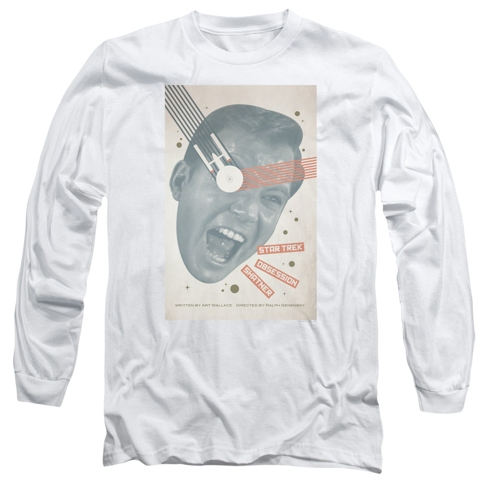 Star Trek Tos Episode 42 Mens Long Sleeve Shirt White Officially Licensed