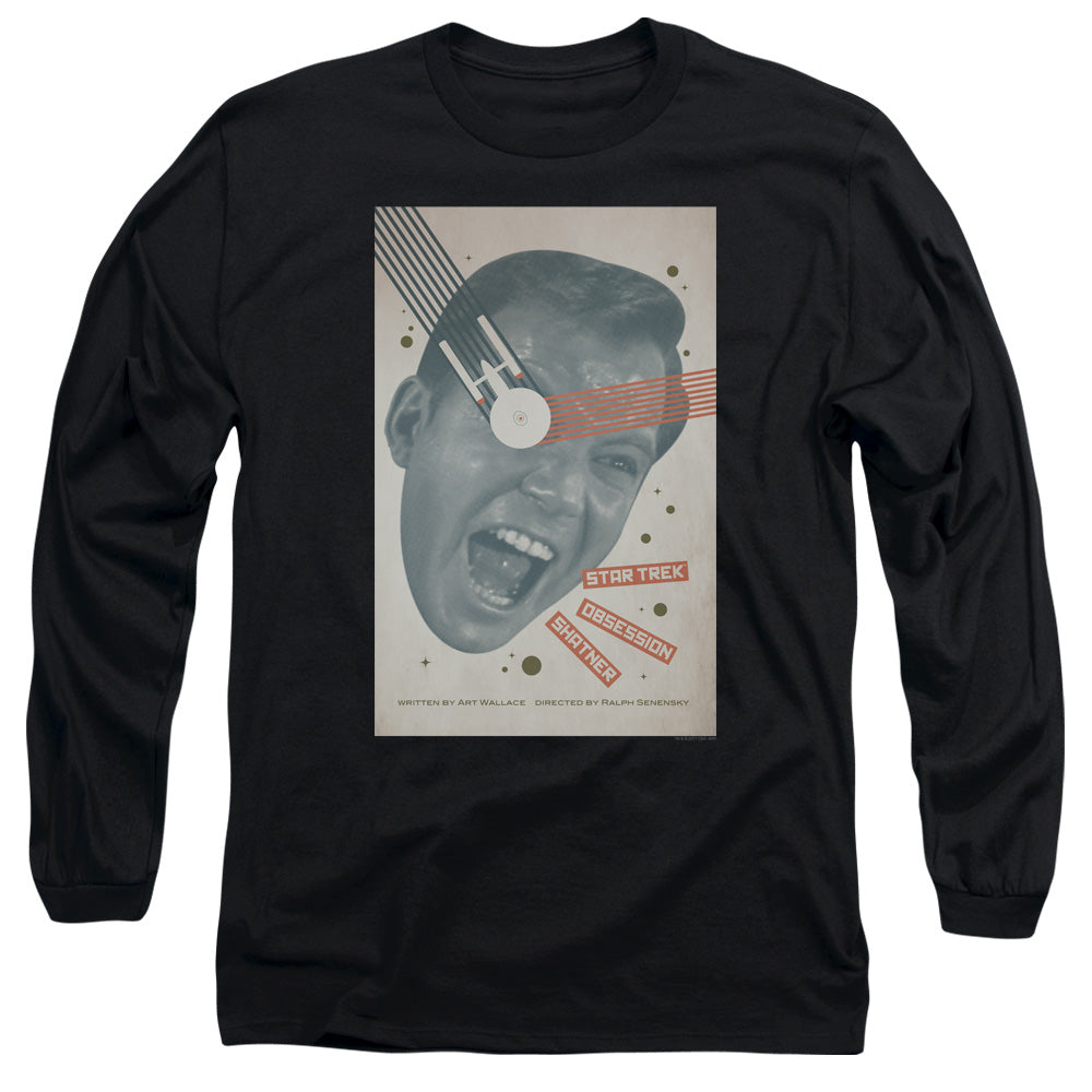 Star Trek Tos Episode 42 Mens Long Sleeve Shirt Black Officially Licensed