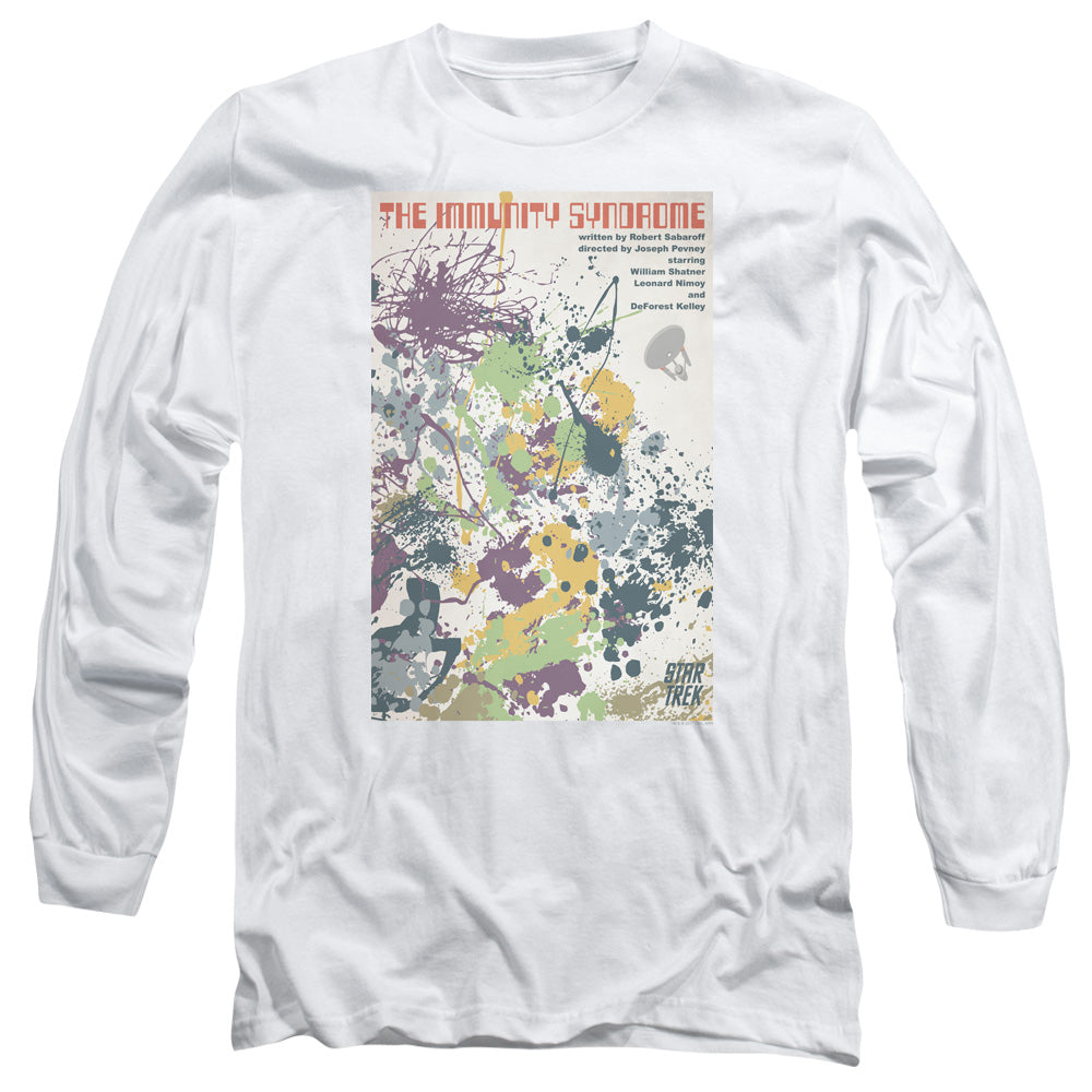 Star Trek Tos Episode 47 Mens Long Sleeve Shirt White Officially Licensed