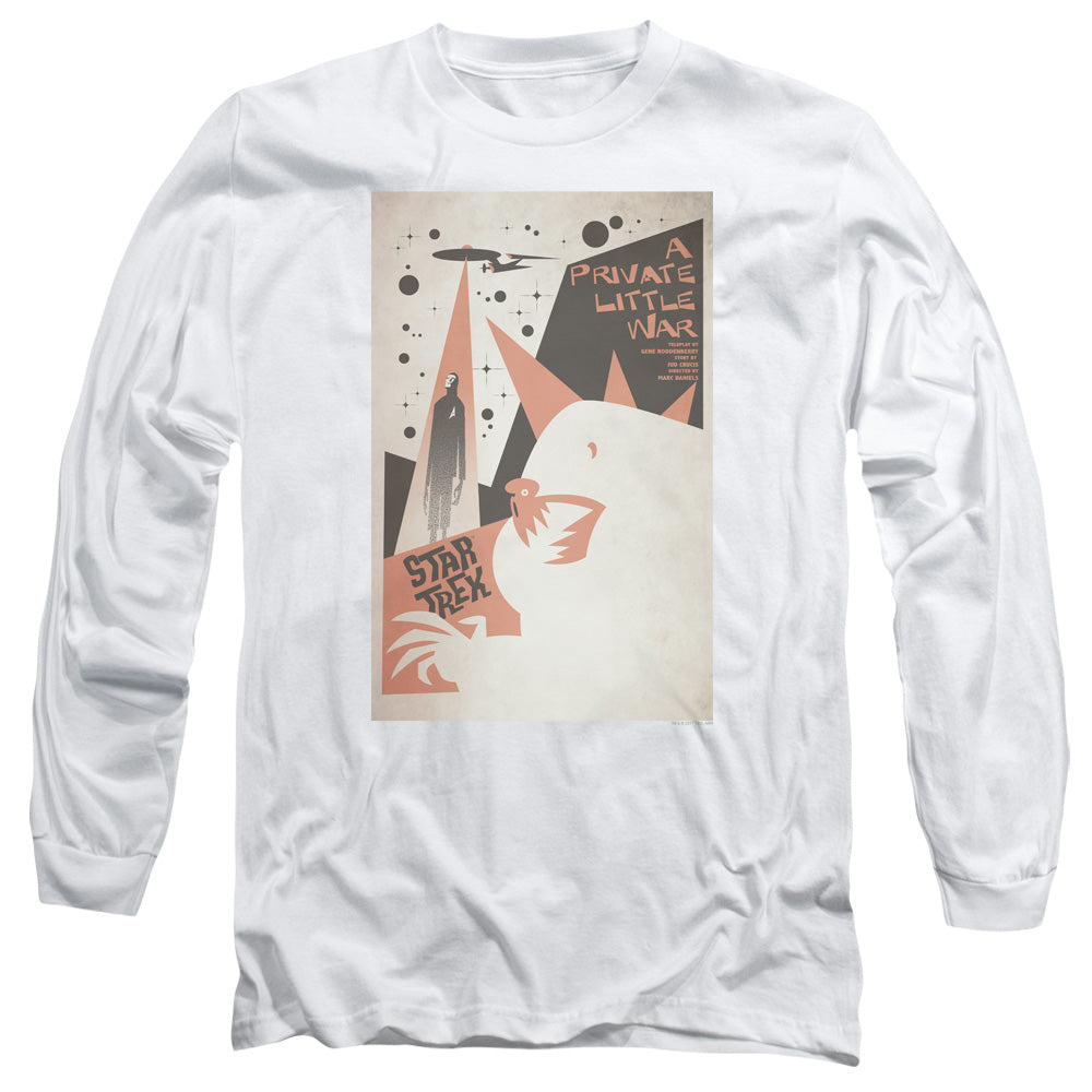 Star Trek Tos Episode 48 Mens Long Sleeve Shirt White Officially Licensed
