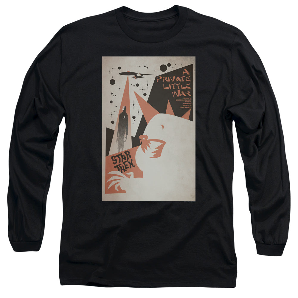 Star Trek Tos Episode 48 Mens Long Sleeve Shirt Black Officially Licensed