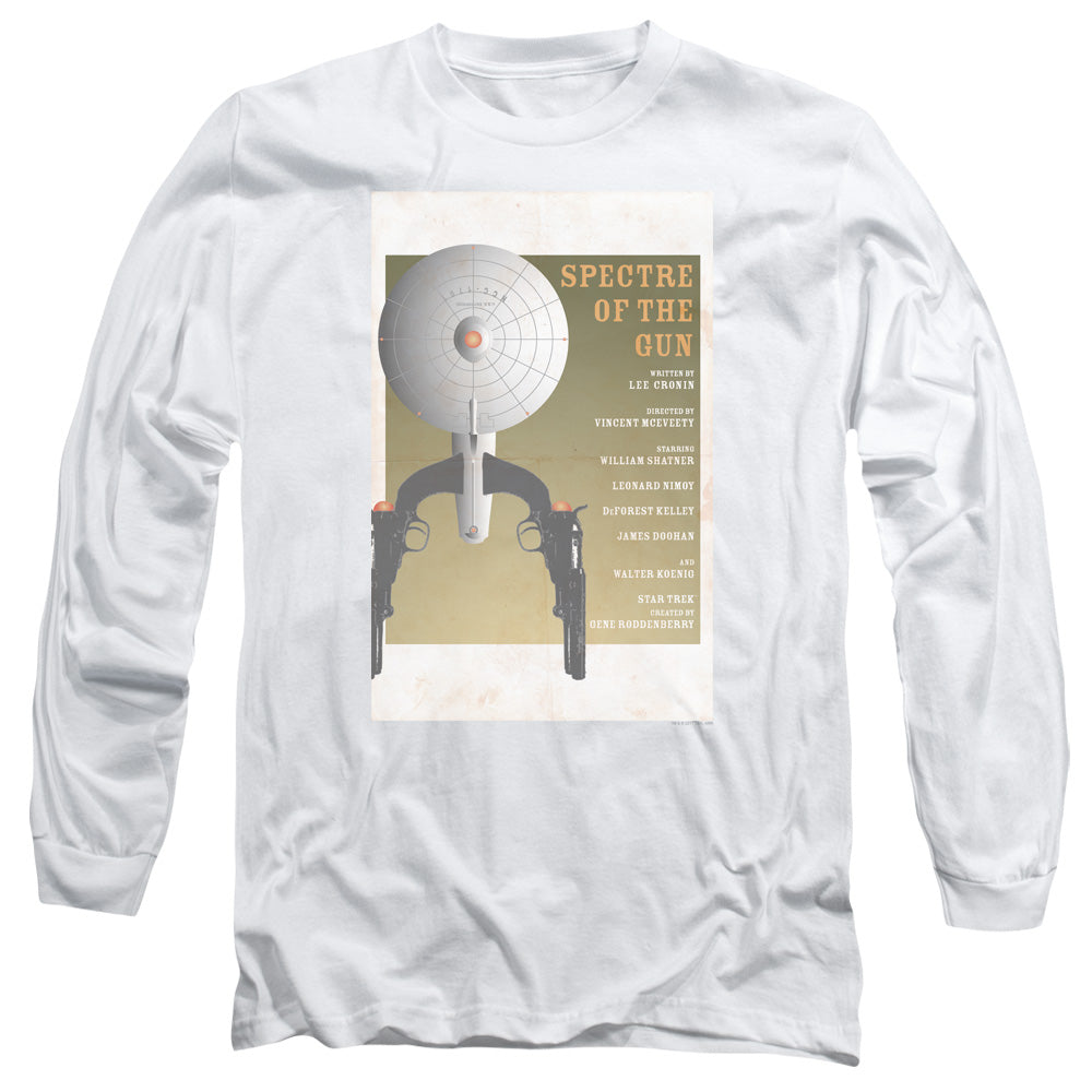 Star Trek Tos Episode 61 Mens Long Sleeve Shirt White Officially Licensed