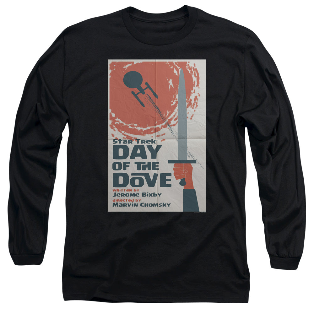 Star Trek Tos Episode 62 Mens Long Sleeve Shirt Black Officially Licensed