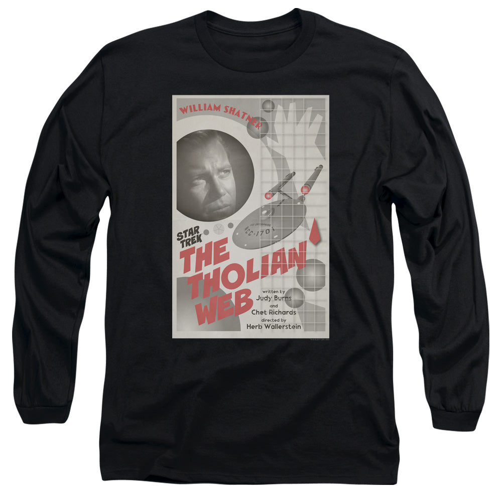 Star Trek Tos Episode 64 Mens Long Sleeve Shirt Black Officially Licensed