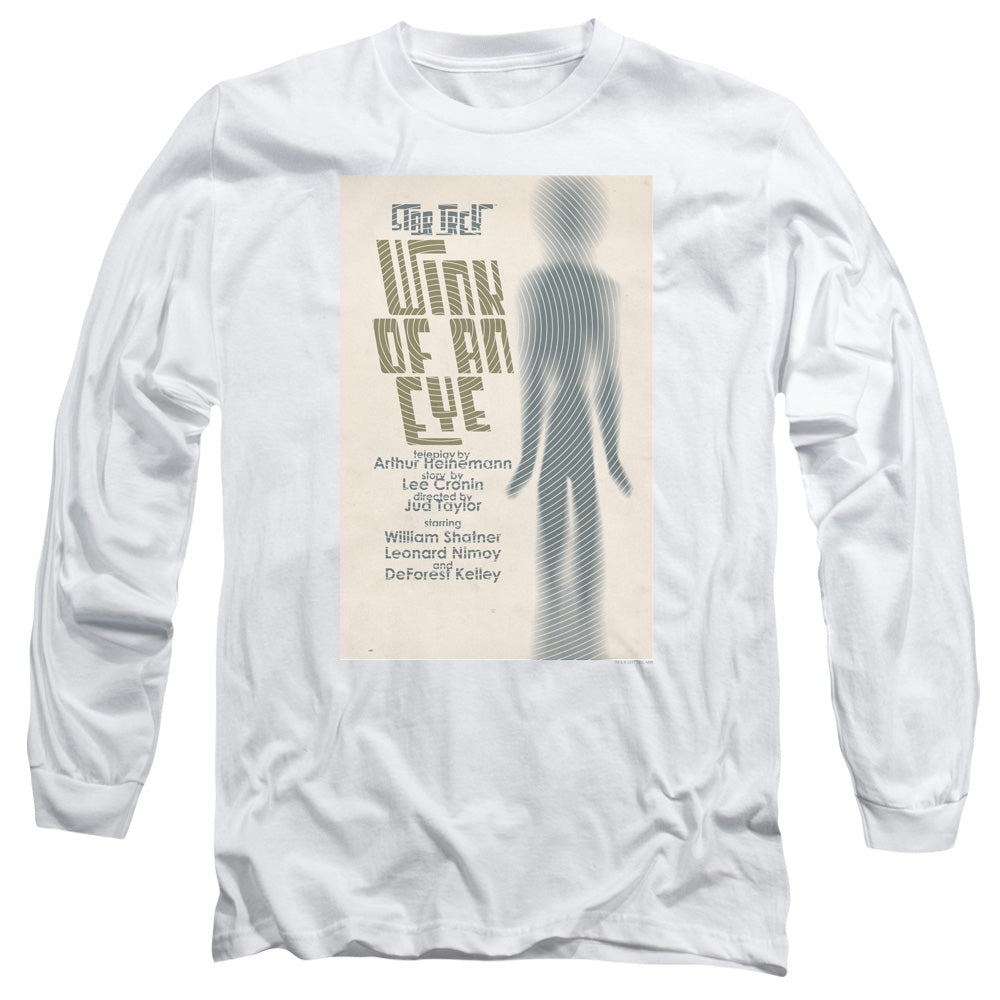 Star Trek Tos Episode 66 Mens Long Sleeve Shirt White Officially Licensed