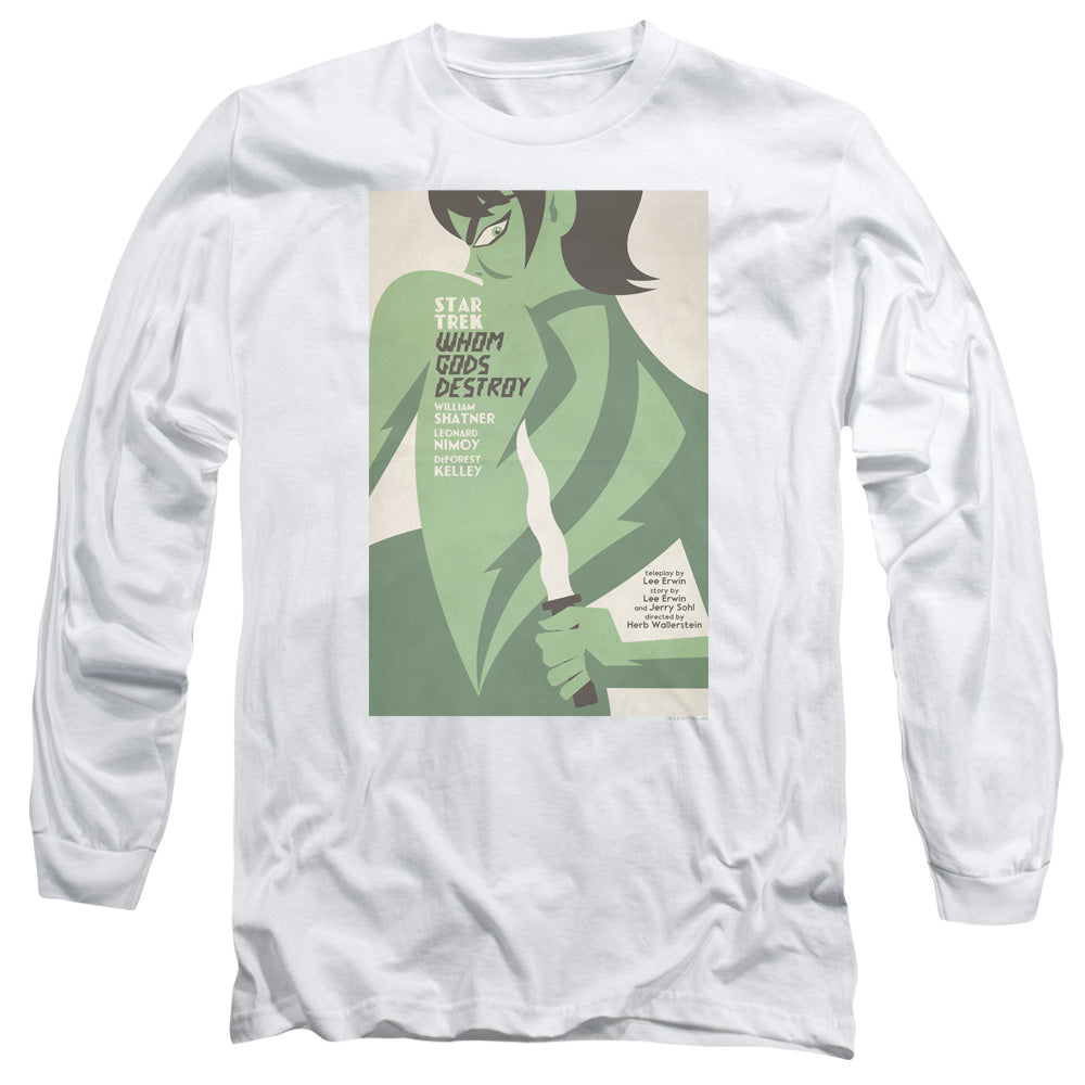 Star Trek Tos Episode 69 Mens Long Sleeve Shirt White Officially Licensed
