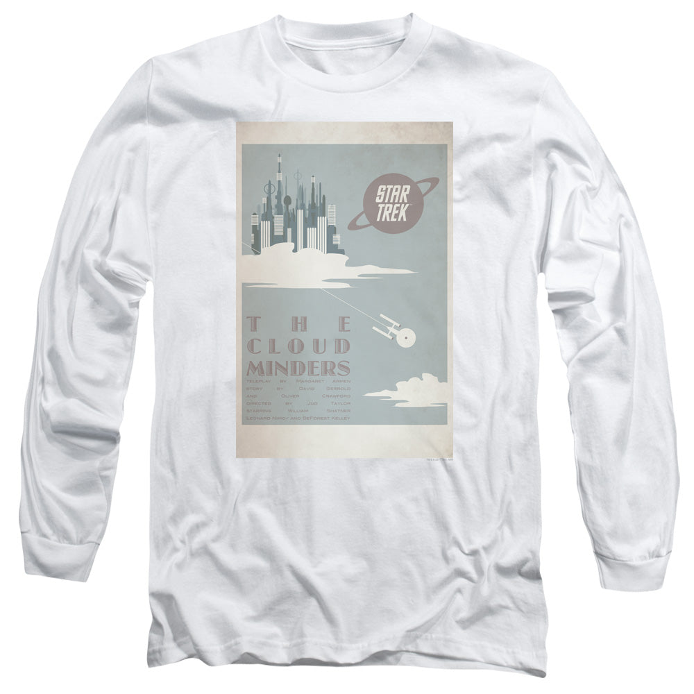 Star Trek Tos Episode 76 Mens Long Sleeve Shirt White Officially Licensed