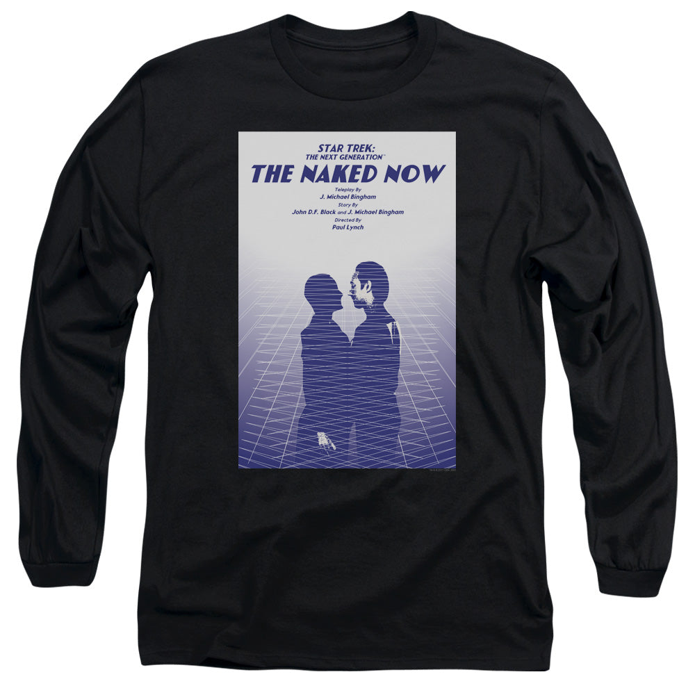 Star Trek Tng Season 1 Episode 3 Mens Long Sleeve Shirt Black Officially Licensed Officially Licensed