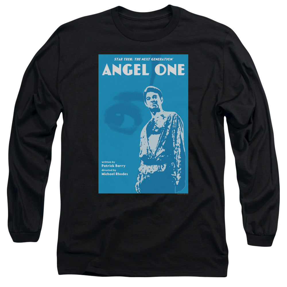 Star Trek Tng Season 1 Episode 14 Mens Long Sleeve Shirt Black Officially Licensed Officially Licensed