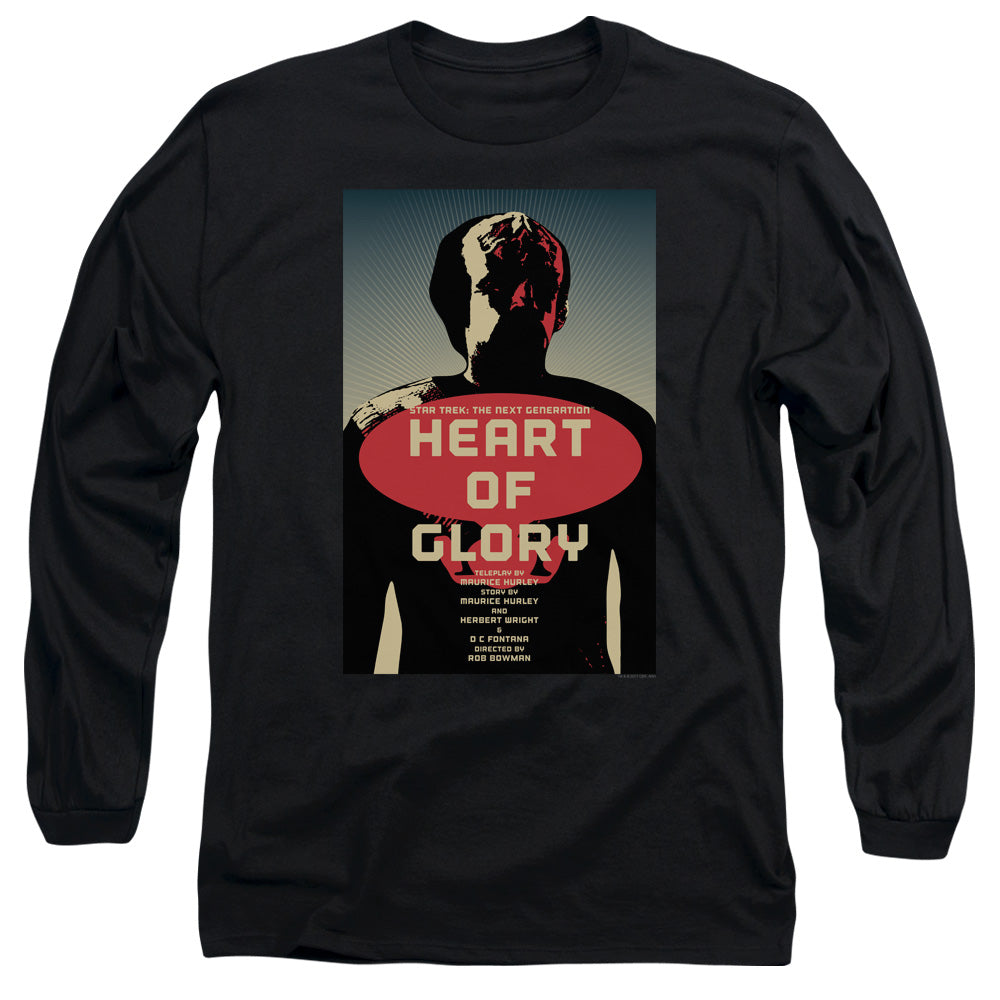 Star Trek Tng Season 1 Episode 20 Mens Long Sleeve Shirt Black Officially Licensed Officially Licensed